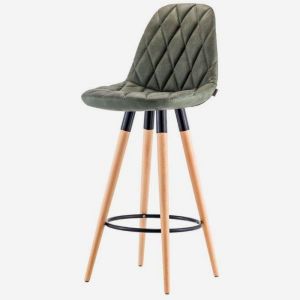  Bar Stool With Wooden Legs