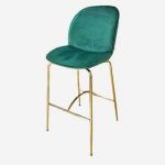 Bar Stool With Gold Legs
