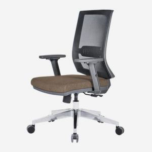 Mesh Task Chair with Adjustable Arms - Moon