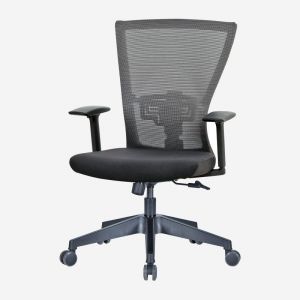 Mesh Meeting Chair with Adjustable Arms - Tiffany