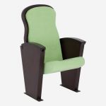 Mila Wooden Frame Auditorium Seat With Writing Pad