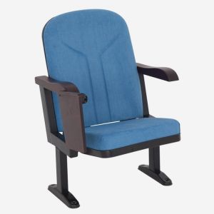 Rom Open Arm Auditorium Chair With Writing Pad
