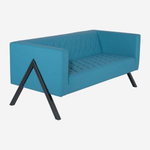 Anita Dual Office Couch with Profile Legs