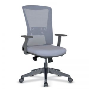 Fenix - Meeting and Work Chair With Adjustable Arms & Plastic Legs & Synchron Mechanism