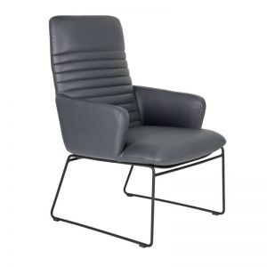 Vento Reception and Visitor Chair with Metal Leg