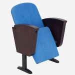 Rom MS240İÇ Wooden Frame Auditorium Seat With Writing Pad
