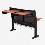 Lüks dual middle school desk and amphitheater chair
