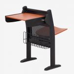 Lüks single middle school desk and amp chair fabric