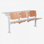 Panel triple middle school desk and amphitheater seats